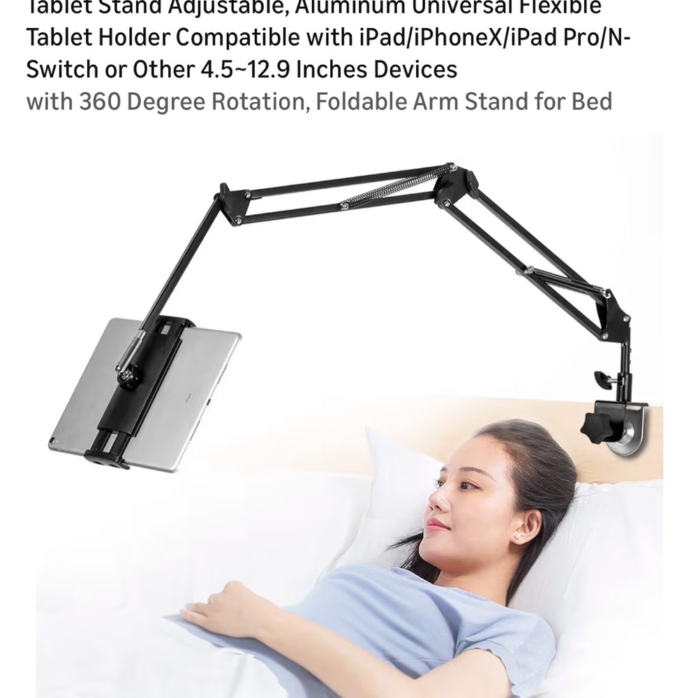 Universal Flexible Tablet Stand - Black